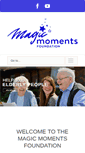 Mobile Screenshot of magicmoments.org.au